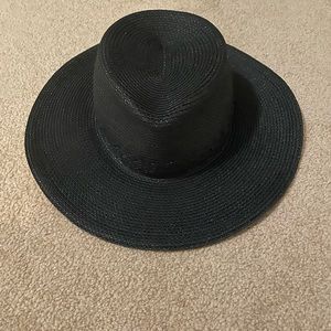 NWT Eric Javits SQUISHEE® BAYOU FEDORA HAT- Black